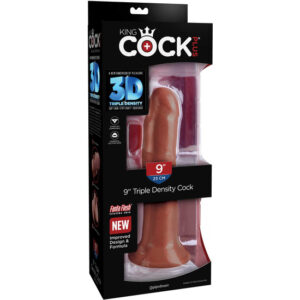 Triple density Cock 8 inch marrón