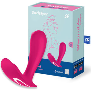 Top secret vibrador portátil con app rosa