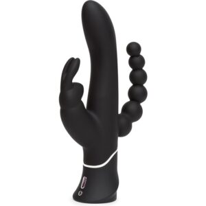 Triple curve vibrador triple estimulación negro