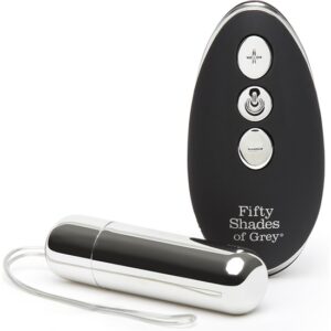 Relentless vibrations bala vibradora con mando negro/plata