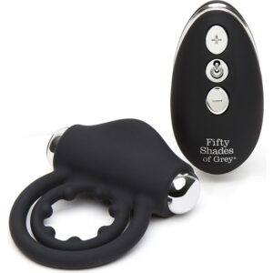 Relentless anillo vibrador control remoto love ring negro/ plata