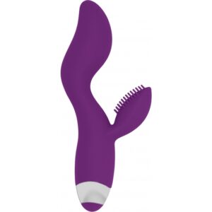 Verne vibrador clitorial morado